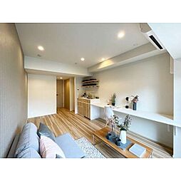 ジオエント門前仲町 10階ワンルームのリビング/ダイニング