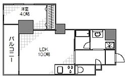 仮称)タイガーアパートメント 1LDKの間取図画像