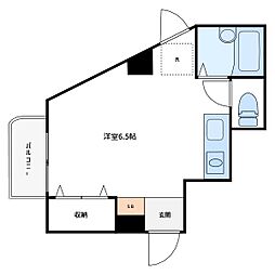 丹羽ビルメゾン・ムーヴェル ワンルームの間取図画像