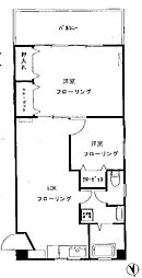 奥浅草妙見屋ビル 2LDKの間取図画像