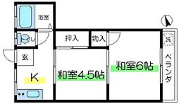 間取図画像 2K