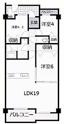 ユニライフ明石魚住 3LDKの間取図画像