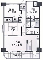 間取図画像 3LDK