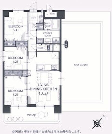 3LDK 間取り