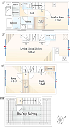 間取図画像 2SLDK