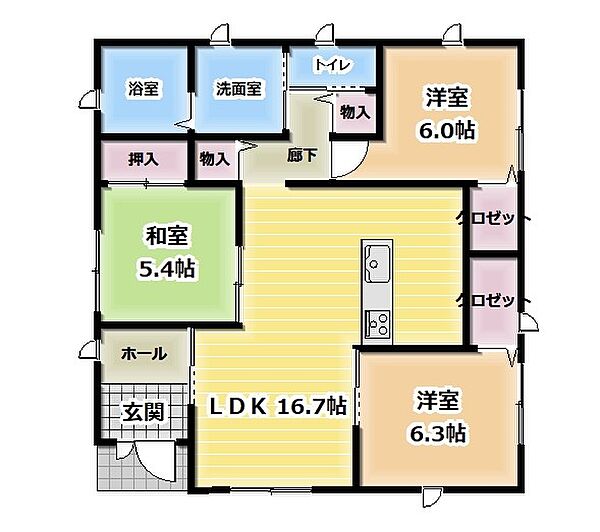 間取りを拡大表示