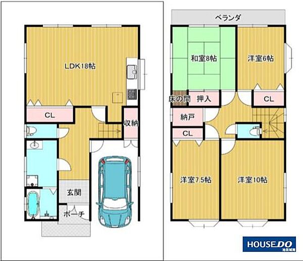 間取りを拡大表示