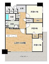 ペット可・築浅MSサンレリウス三萩野 3LDKの間取図画像