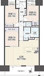 間取図画像 3LDK
