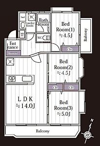 間取り：間取図