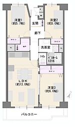 間取図画像 3LDK