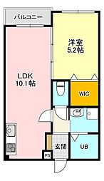 プラザ 1LDKの間取図画像