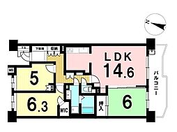 リーデンススクエアザ・シーズ 3LDKの間取図画像