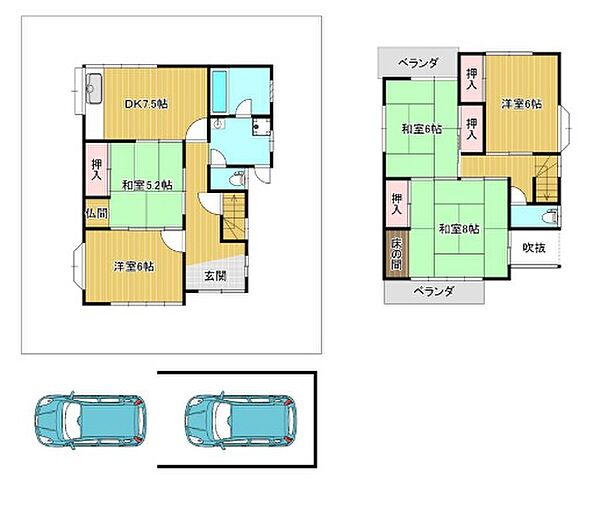 間取りを拡大表示