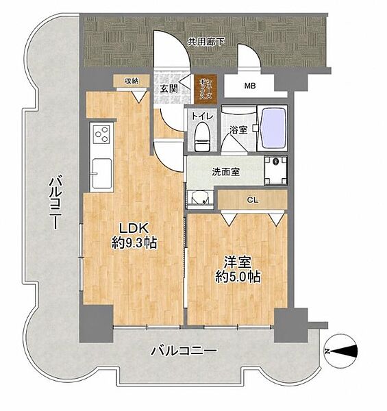 間取りを拡大表示