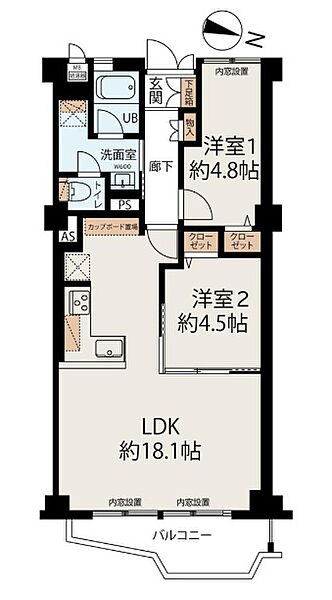 間取りを拡大表示