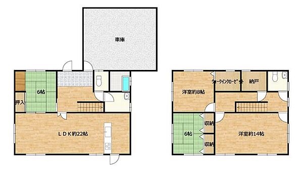 間取りを拡大表示