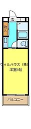 間取図画像 1K