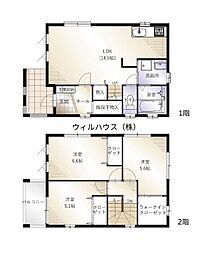 (仮称)FP戸建賃貸黒鳥町(I期) 3LDKの間取図画像