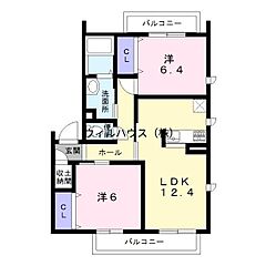 物件の間取り