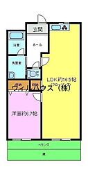 山本レンターマンション 1LDKの間取図画像