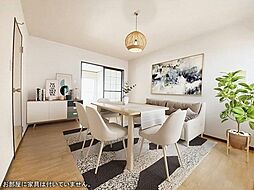 サンライズハイツ 2階2DKのリビング/ダイニング