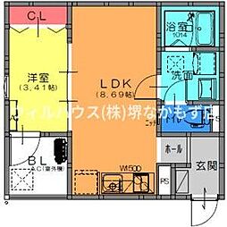 間取図画像 1DK