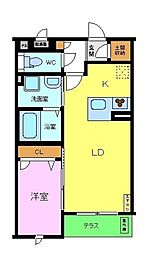 間取図画像 1LDK