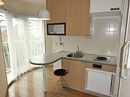 ラ・ビ・クレール 2階ワンルームのリビング/ダイニング