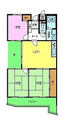 ライオンズマンション千代田柳風台 3LDKの間取図画像