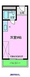 ハイム,ニシキ ワンルームの間取図画像