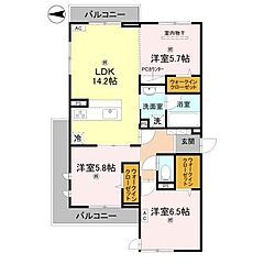 物件の間取り
