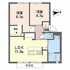 物件の間取り