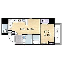 エヌエムスワサントディス 2Kの間取図画像