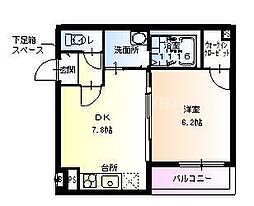 フジパレス堺もず3番館 1DKの間取図画像