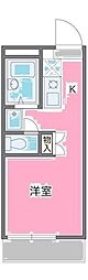 レオパレス新金岡 1階1Kの間取り