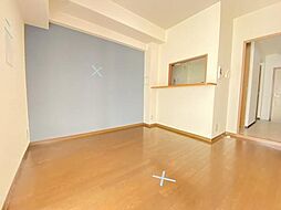 エクセル万代 2階1Kのリビング/ダイニング