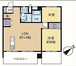 稲毛ロイヤルハイツ 3LDKの間取図画像