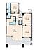 間取り：【間取り図】3LDK、専有面積73.43m2、バルコニー面積18.93m2