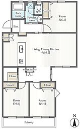 間取図画像 3LDK