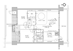 間取図画像 2SLDK