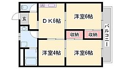 パルネット辻井 2階/-