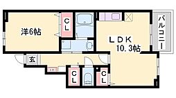 間取図画像 1LDK