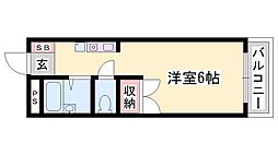 パステルSK 1Kの間取図画像