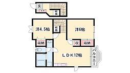 サンクレールII 2階/-