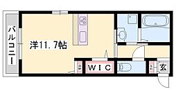 D-PLACE神田町 ワンルームの間取図画像