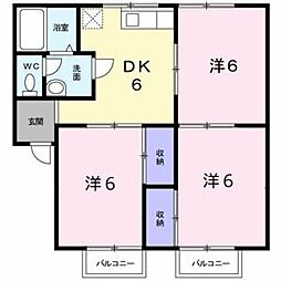 中尾弐番館B棟 2階/-
