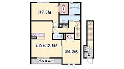リジエール　ドゥ 2階