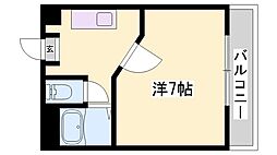 メゾンヴィバーチェ 1Kの間取図画像
