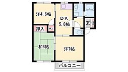 フォーレス舞子橋 3DKの間取図画像